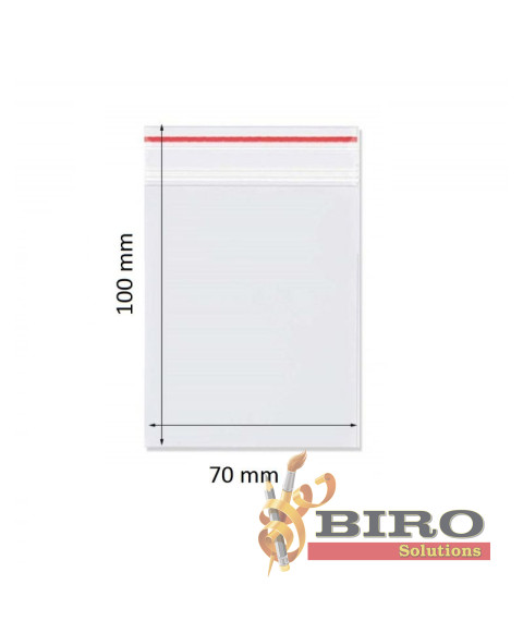 Pungulițe cu zip lock, 70*100 mm, 100 buc